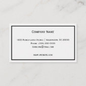 Zugsteg-Lokomotive-Brücke Visitenkarte (Rückseite)