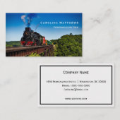 Zugsteg-Lokomotive-Brücke Visitenkarte (Vorne/Hinten)