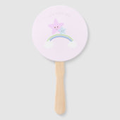 Zugtiere rosa fächer (Rückseite)