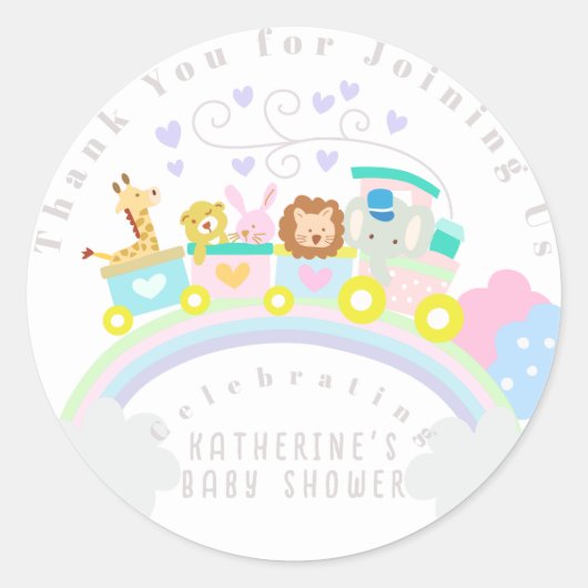 Zugtiere weiß runder aufkleber (Vorderseite)