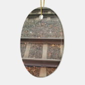 Zugtrassen, Bahn Keramik Ornament (Links)
