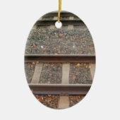 Zugtrassen, Bahn Keramik Ornament (Vorne)