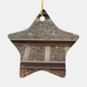 Zugtrassen, Bahn Keramik Ornament (Vorne)