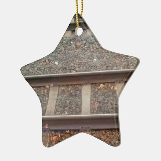 Zugtrassen, Bahn Keramik Ornament (Links)