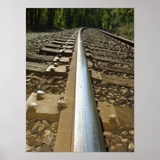 Zugtrassen drucken poster (Vorne)