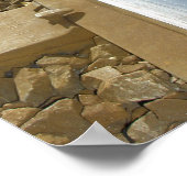 Zugtrassen drucken poster (Ecke)