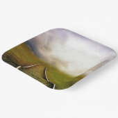 Zugtrassen Pappteller (Gewinkelt)