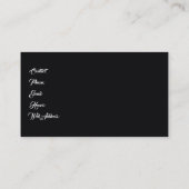 Zugtrassen Sonnenuntergang Landschaftsweg Visitenkarte (Rückseite)