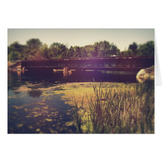 Zugtrassen über den Fluss