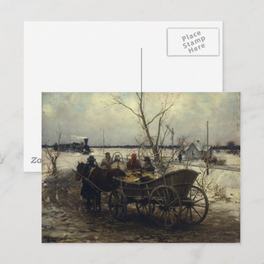 Zugtreffen Postkarte (Vorne/Hinten)