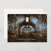 Zugtunnel mit Graffiti Postkarte (Vorne/Hinten)