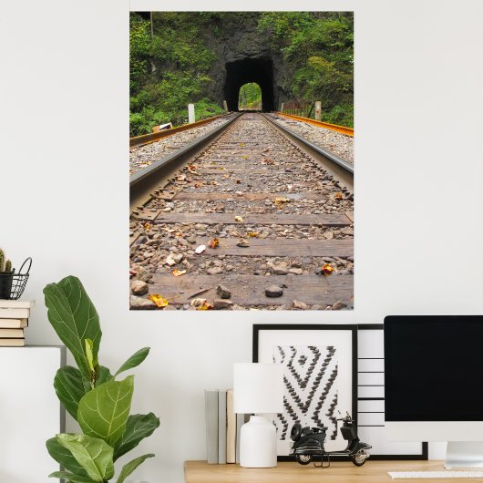 Zugtunnel Poster (Heimbüro)