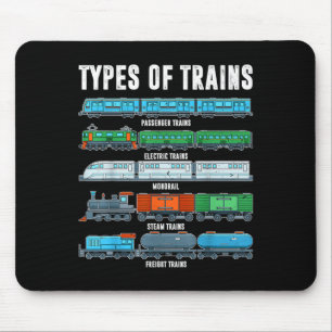 Zugtypen Shirt Kleinkind Kleinwagen Lokomotive Son Mousepad