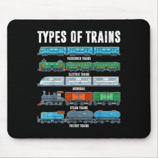 Zugtypen Shirt Kleinkind Kleinwagen Lokomotive Son Mousepad