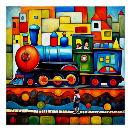 Zugüberwachung 2 poster (Vorderseite)