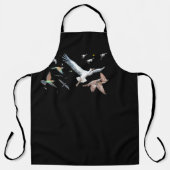 Zugvögel, die ihre Flüge aufspüren Illustration Schürze (Vorderseite)