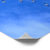 Zugvögel Poster (Ecke)