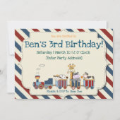 Zugvogeleinladung Einladung (Vorderseite)