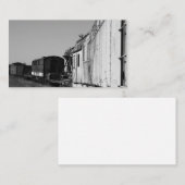 Zugwagen auf der Visitenkarte (Vorne/Hinten)