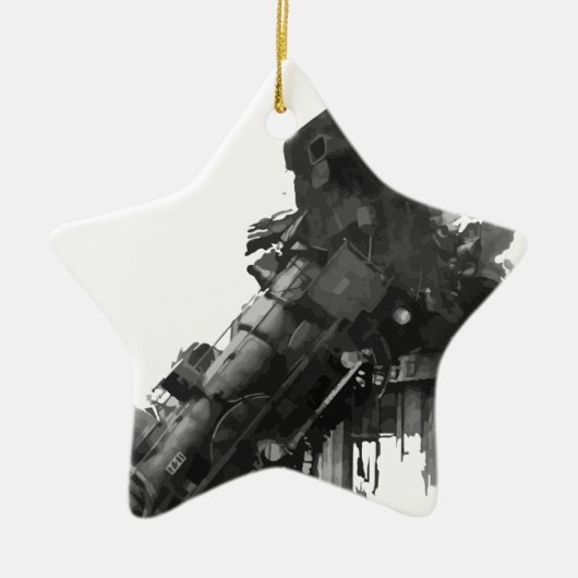 Zugwrack Keramik Ornament (Vorne)