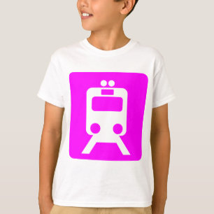 Zugzeichen - Magenta T-Shirt