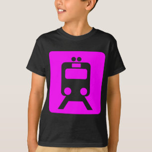 Zugzeichen - Magenta T-Shirt