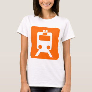 Zugzeichen - Orange T-Shirt