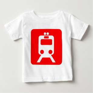 Zugzeichen - Rot Baby T-shirt