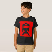 Zugzeichen - Rot T-Shirt (Vorne ganz)