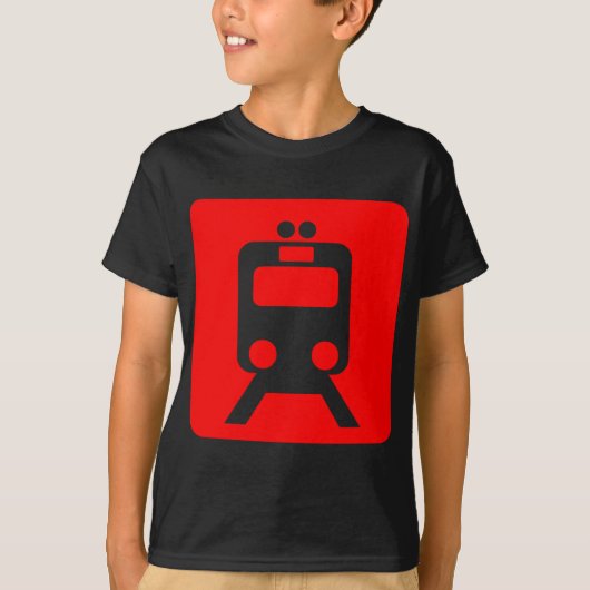 Zugzeichen - Rot T-Shirt (Vorderseite)