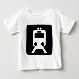 Zugzeichen - Schwarz Baby T-shirt
