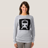 Zugzeichen - Schwarz T-Shirt (Vorne ganz)