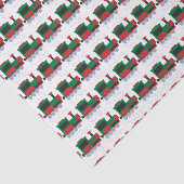 Zugzettel Seidenpapier (Ausschnitt)