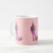 Zuhälter Obama und das Schwein Kaffeetasse (Vorderseite Links)