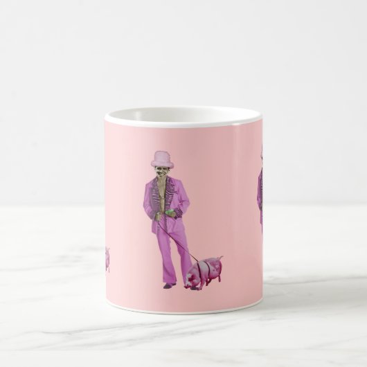 Zuhälter Obama und das Schwein Kaffeetasse (Mittel)