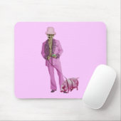 Zuhälter Obama und das Schwein Mousepad (Mit Mouse)