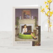 Zuhause 1944 Joans Crawford Brentwood Karte (Gelbe Blume)