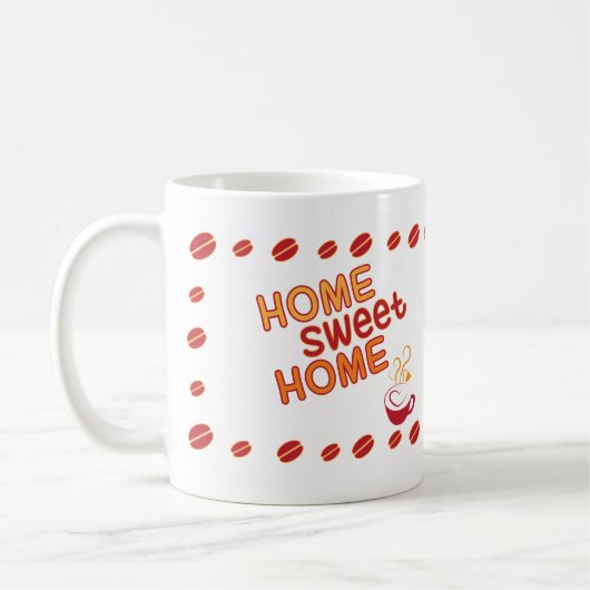 Zuhause 2 des Zuhause süße Klassiker-Tasse Kaffeetasse (Links)