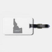 Zuhause <3 Idaho Gepäckanhänger (Rückseite horizontal)