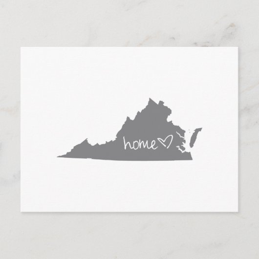Zuhause <3 Virginia Postkarte (Vorderseite)