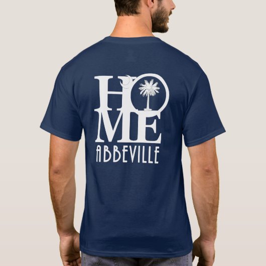ZUHAUSE Abbeville SC (Rückseite) T-Shirt (Rückseite)
