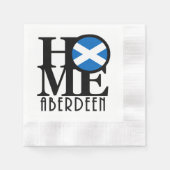 ZUHAUSE Aberdeen Scotland Serviette (Vorderseite)