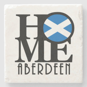 ZUHAUSE Aberden Scotland Steinuntersetzer