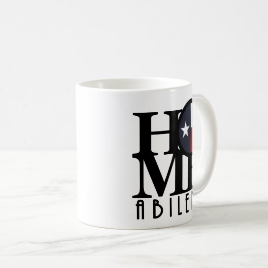 ZUHAUSE Abilene, Texas 11oz Kaffeetasse (VorderseiteRechts)