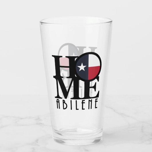 ZUHAUSE Abilene Texas Glas (Rückseite)