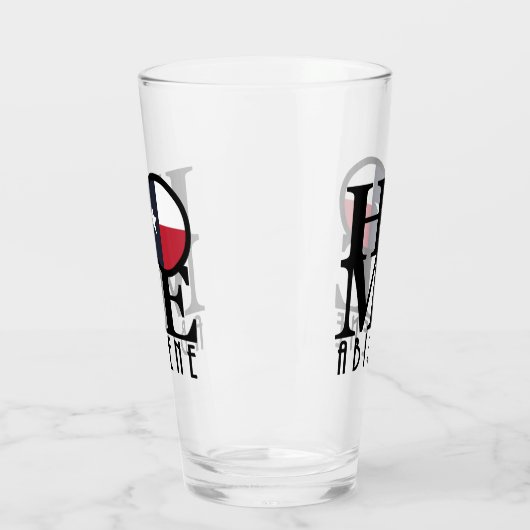 ZUHAUSE Abilene Texas Glas (Links)