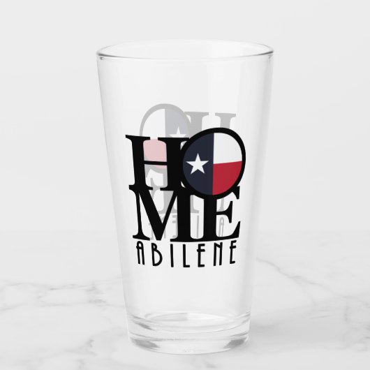 ZUHAUSE Abilene Texas Glas (Vorderseite)