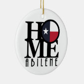 ZUHAUSE Abilene Texas Keramik Ornament (Rechts)