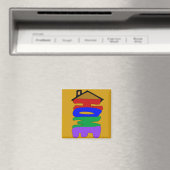 Zuhause Abstrakt Magnet (In Situ (Geschirrspüler))