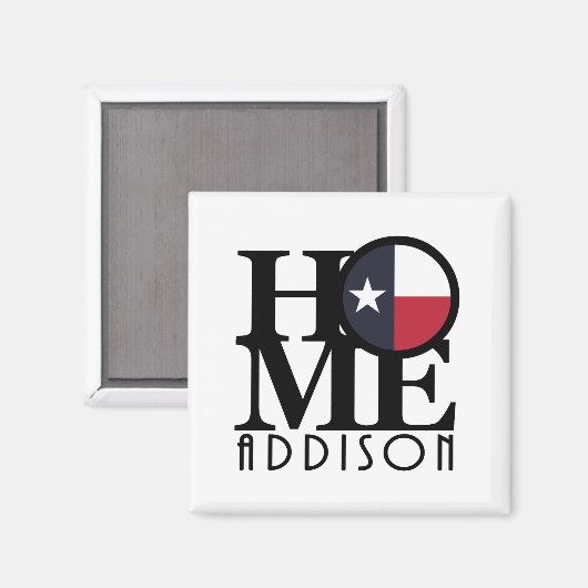 ZUHAUSE Addison Magnet (Vorderseite/Rückseite)